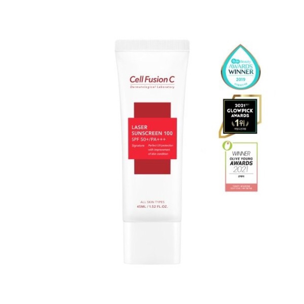 Cell Fusion C Laser Sunscreen SPF50+/ PA+++ VALUE SET (45mlx2 + Free Cleanser) - Picture 2 of 3